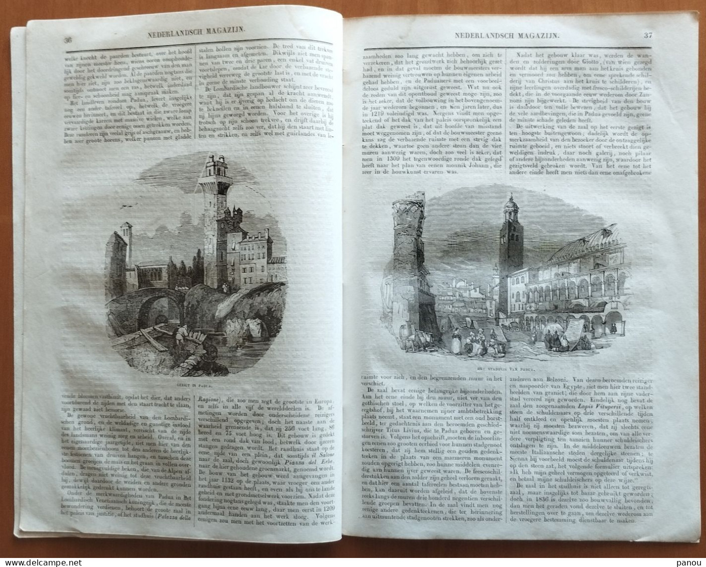 NEDERLANDSCH MAGAZIJN 1842. DE SCHOTTEN, THE SCOTTISH SCOTLAND. PADUA PADOVA - Altri & Non Classificati