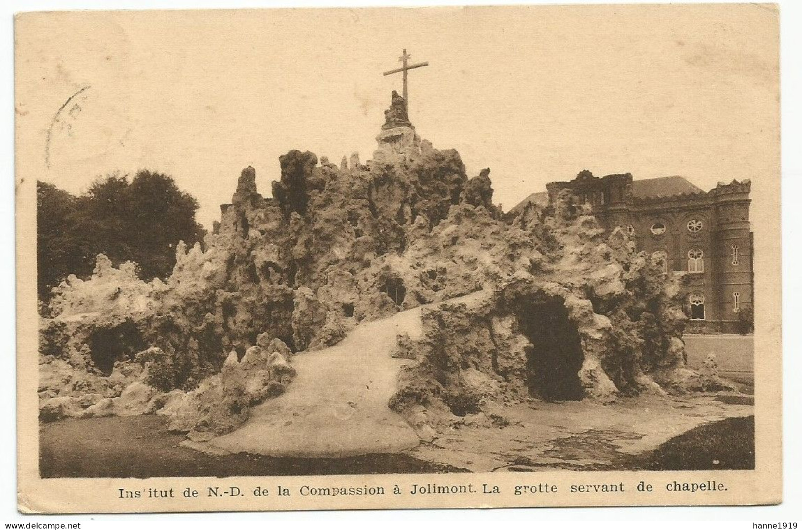 Jolimont Institut De Notre Dame De La Compassion La Grotte Servant La Chapelle Htje - Chapelle-lez-Herlaimont