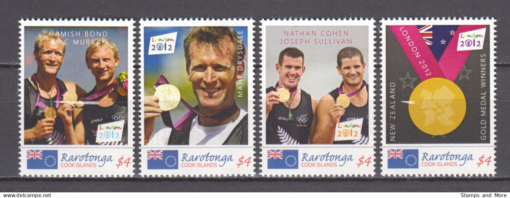 Rarotonga (Cook Islands) - MNH Set (2) MNH SUMMER OLYMPICS LONDON 2012 - Verano 2012: Londres