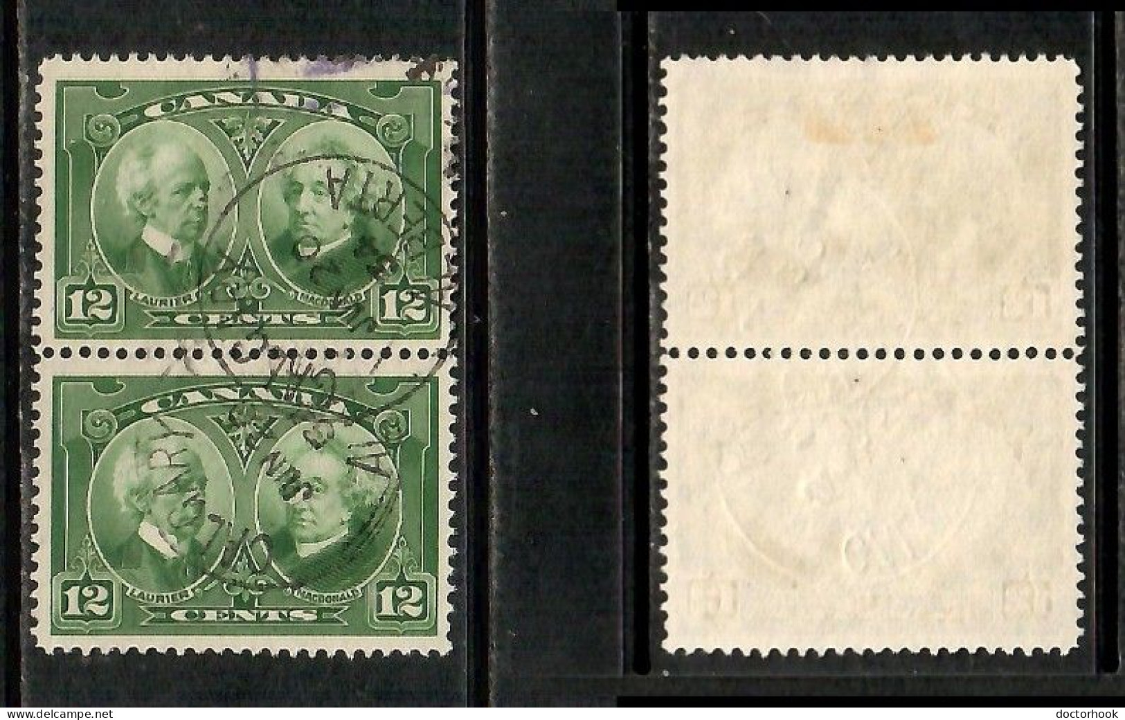 CANADA   Scott # 147 USED PAIR (CONDITION AS PER SCAN) (CAN-188) - Oblitérés