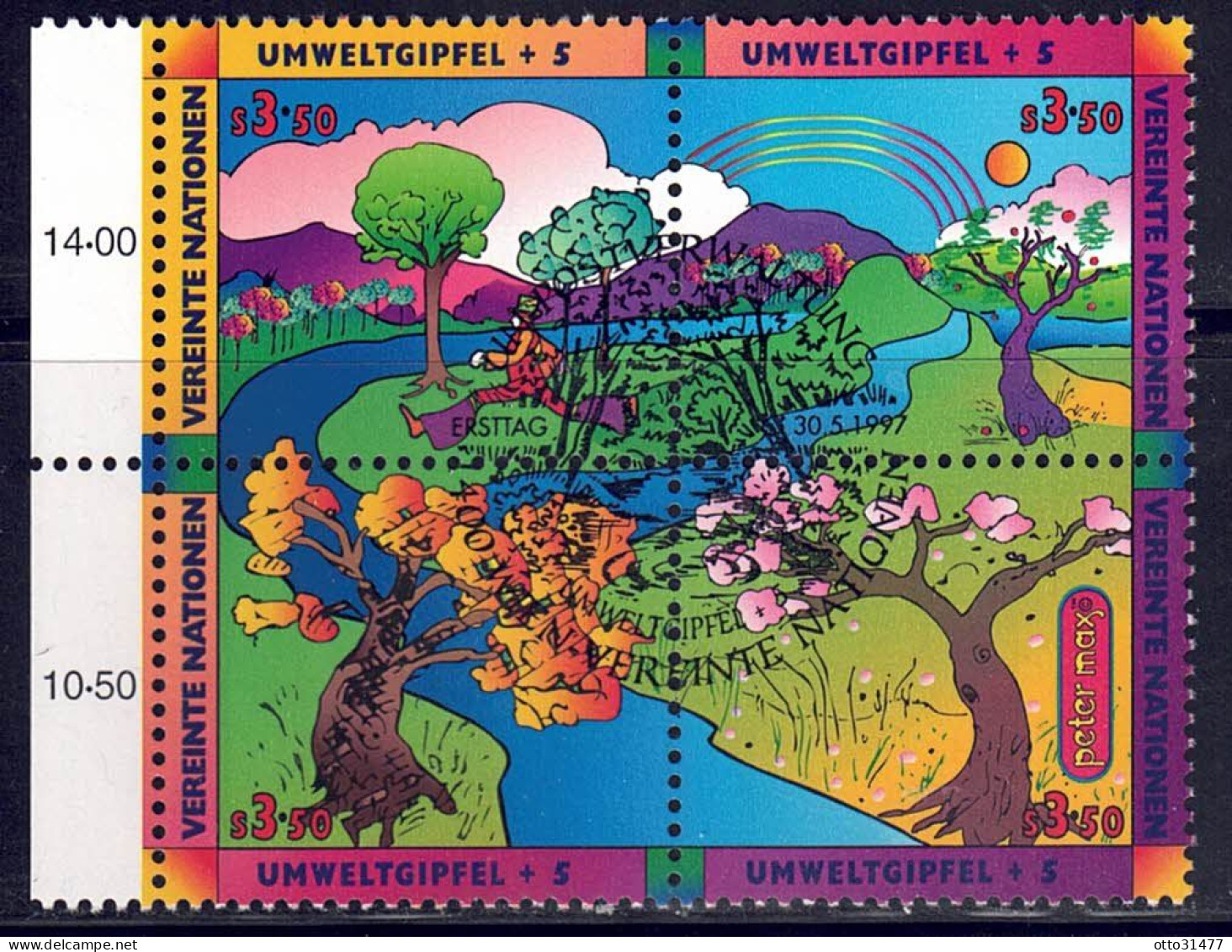 UNO Wien 1997 - UNCED, Nr. 226 - 229 Zd., Gestempelt / Used - Usados