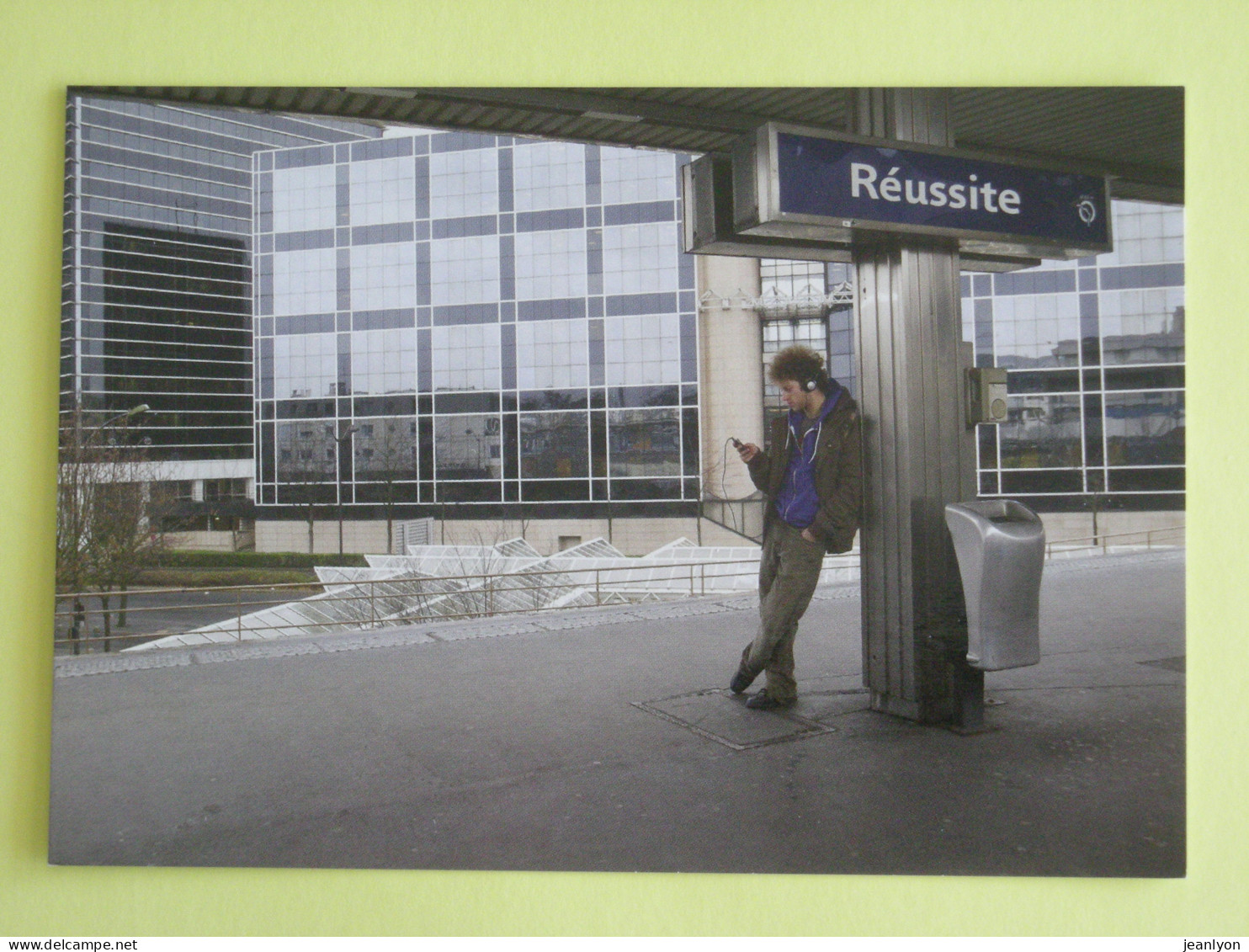RATP - Quai Du RER / Métro - Réussite - Paris - Carte Publicitaire émise Pour Les Voeux 2008 De La RATP - Métro
