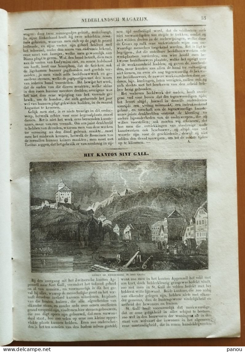 NEDERLANDSCH MAGAZIJN 1842. RAPHAEL'S FORNARINA By Raphael. KAEN. SINT GALL Sankt Gallen St. Gallen Saint-Gall - Sonstige & Ohne Zuordnung