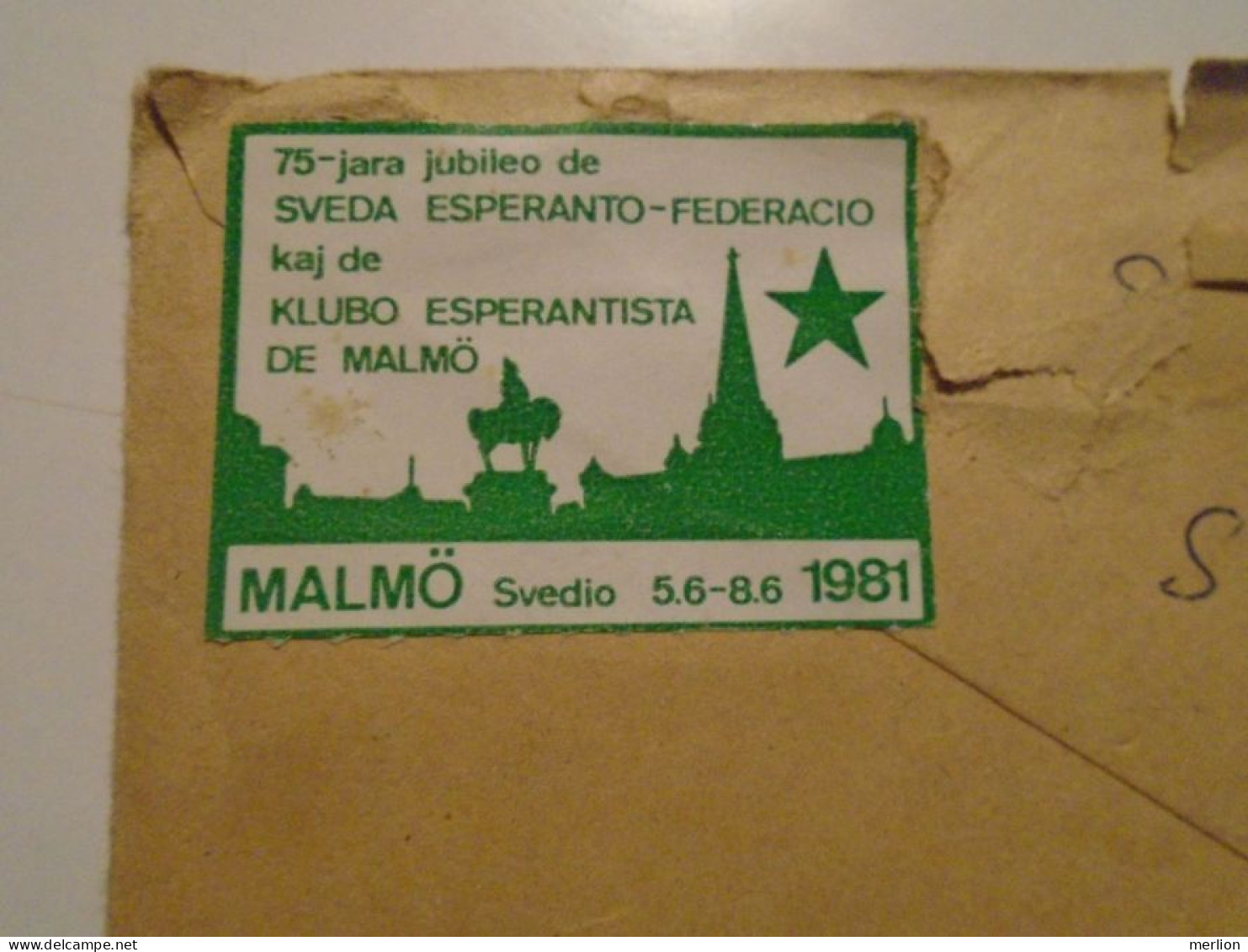 ZA490.31  Cover -Sweden  -Esperanto  -Cinderellas  Brasilia 1981 - Lucern Luzern 1979 , Malmö  1981 - Esperanto