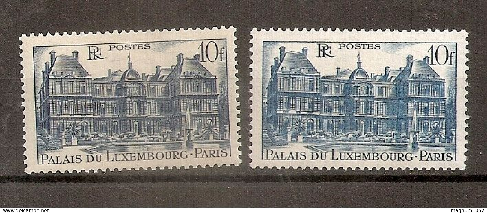 VARIETE  N 760  ** 1 TB BLEU CIEL AU LIEU DE BLEU NOIR - TRES VISIBLE AU SCANN - RRR !!! - Unused Stamps