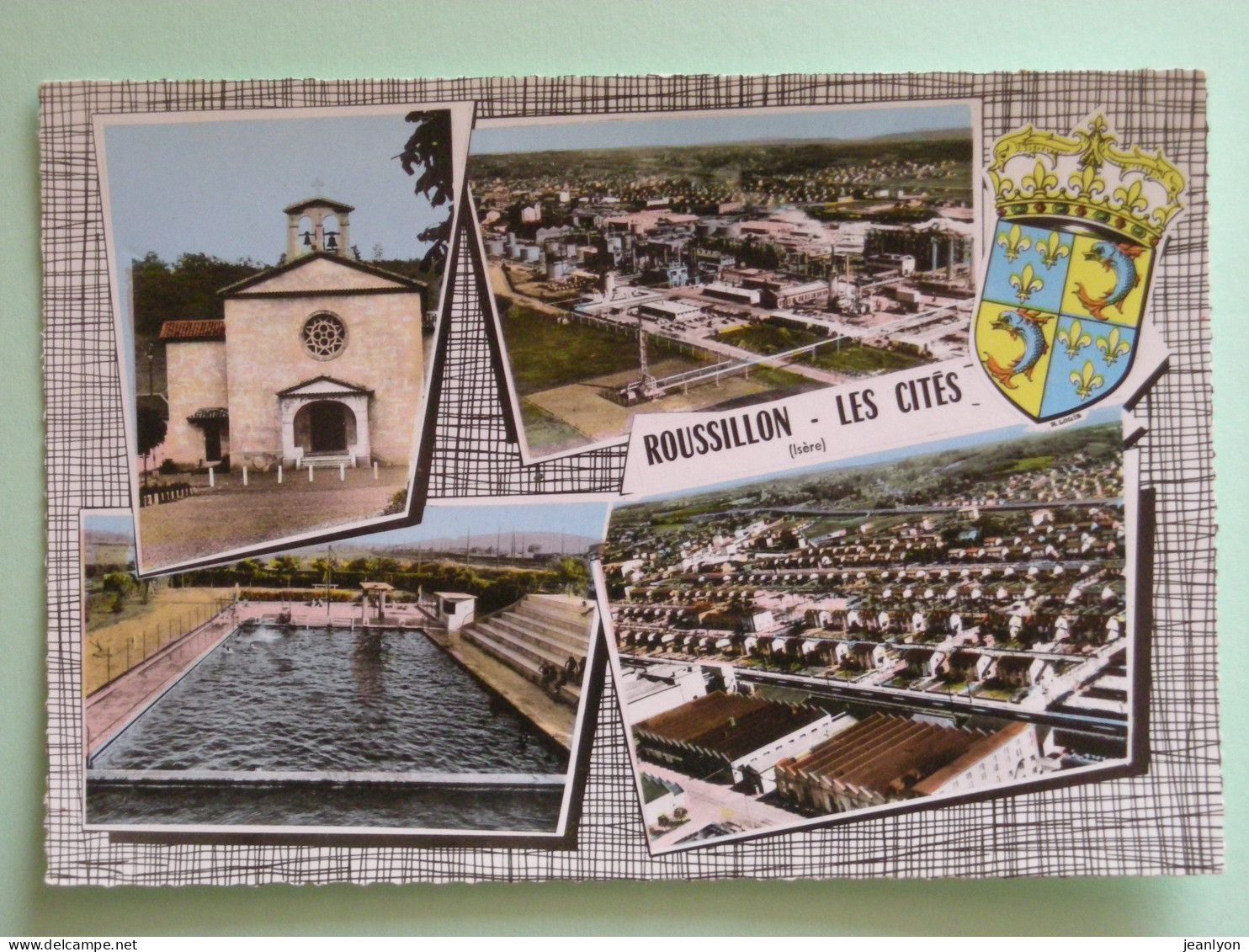 ROUSSILLON - Les Cités (38/Isère) - Piscine, Usines, Eglise - Roussillon