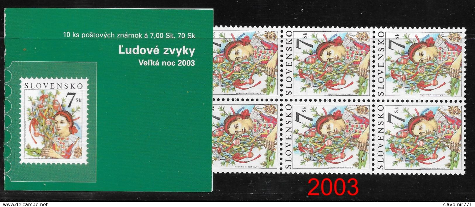 Slovakia 2003 **  Easter Stamp  ** Michel SK 447  ** MNH ** Slowakei ** Full Booklet - Neufs