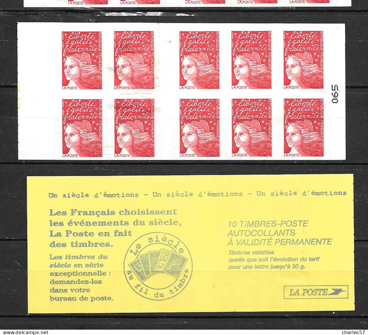 / Carnet:3085-C 6d Découpe Partielle Horizontale (voire Commentaire Timbroscopie En 2ème Scan) - Unused Stamps