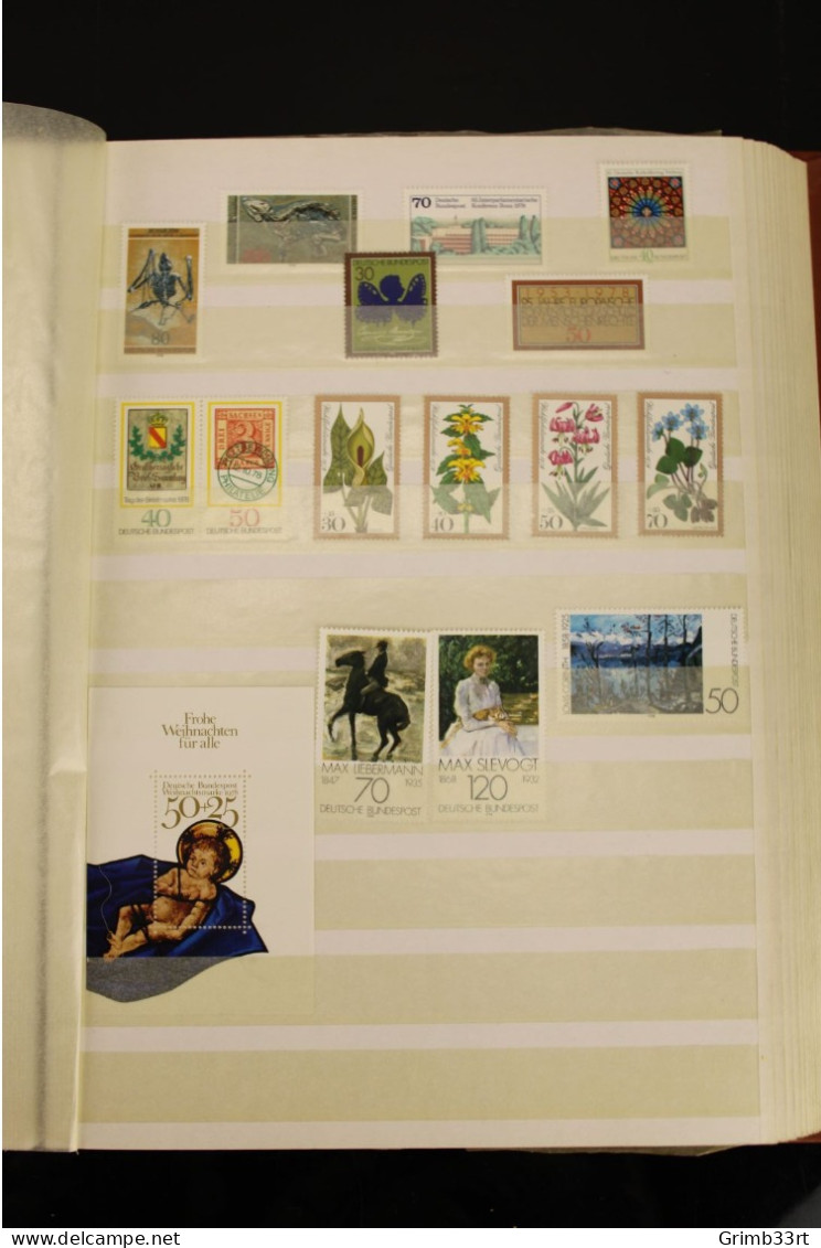 Duitsland / Allemagne / Deutschland - collectie postfrisse zegels in een album - 1968-1990