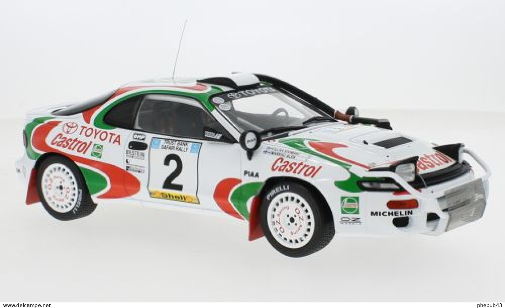 Toyota Celica Turbo 4WD (ST185) - Castrol - Safari Rally 1993 #2 - Markku Alen/I. Kivimaki - Ixo (1:18) - Ixo