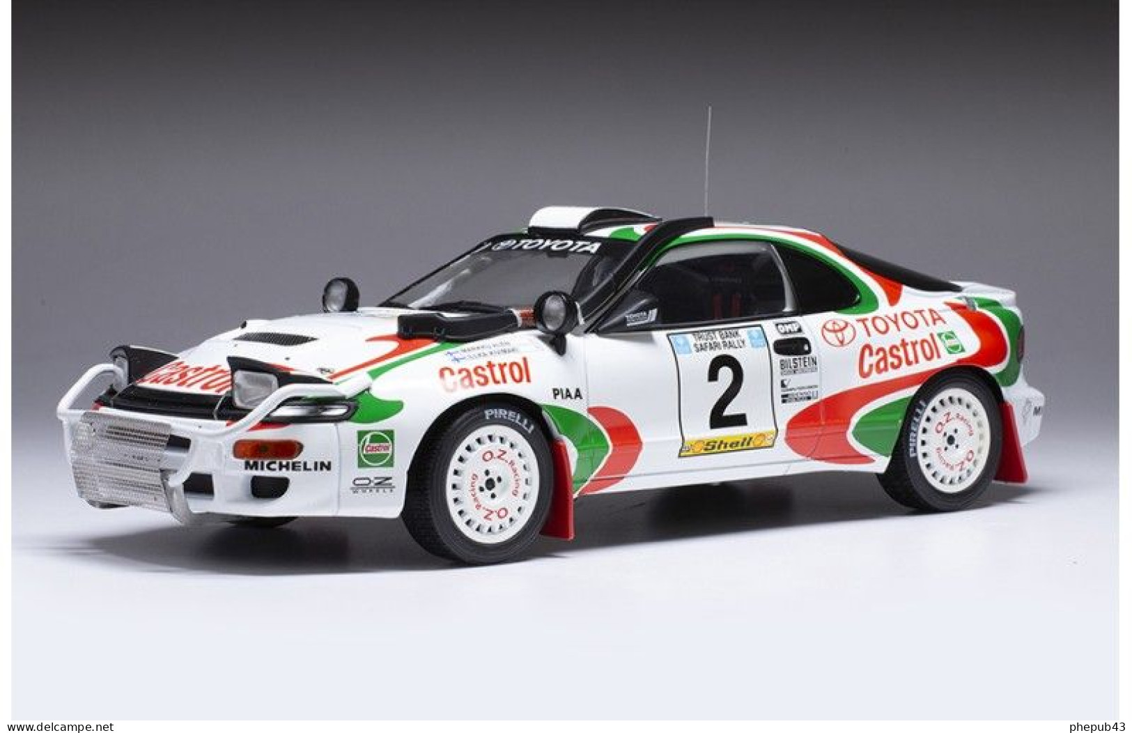 Toyota Celica Turbo 4WD (ST185) - Castrol - Safari Rally 1993 #2 - Markku Alen/I. Kivimaki - Ixo (1:18) - Ixo