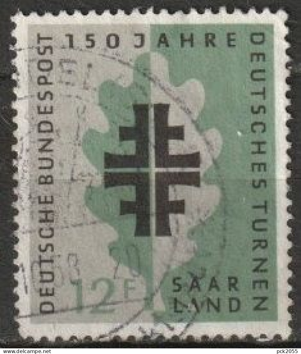 Saarland 1958 MiNr.437   O Gestempelt  150 Jahre Deutsche Turnbewegung ( A 1296 ) - Gebruikt