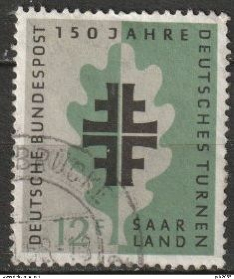 Saarland 1958 MiNr.437   O Gestempelt  150 Jahre Deutsche Turnbewegung ( A 1288 ) - Usati