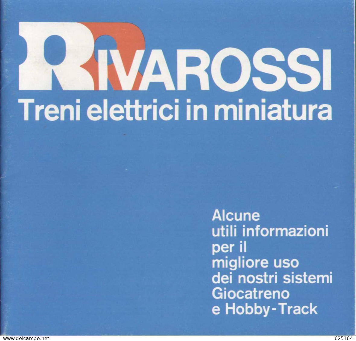 Catalogue RIVAROSSI 1976 Informazioni Per Giocatreno & Hobby-Track HO - En Italien - Sin Clasificación