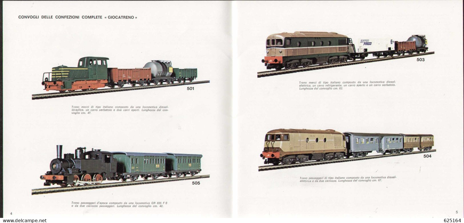 Catalogue RIVAROSSI 1976 Informazioni Per Giocatreno & Hobby-Track HO - En Italien - Non Classés