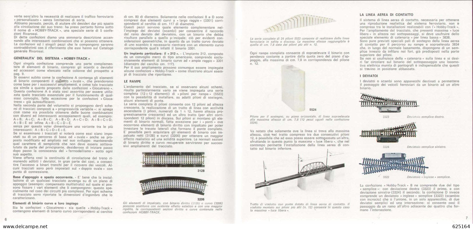 Catalogue RIVAROSSI 1976 Informazioni Per Giocatreno & Hobby-Track HO - En Italien - Sin Clasificación