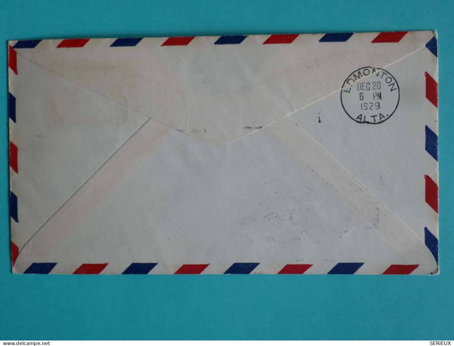 DJ 20  CANADA    BELLE  LETTRE 1ST FLIGHT   1929  FORT RESOLUTION A NEW YORK USA +AFF. INTERESSANT++ ++ - Airmail