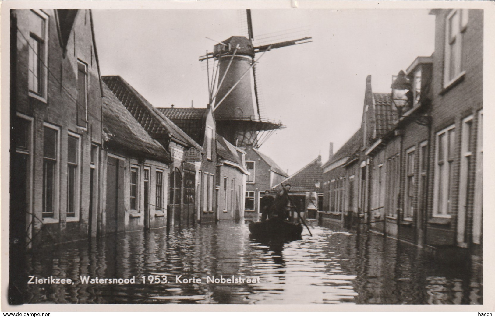 4928 76 Zierikzee, Watersnood 1953 Korte Nobelstraat.  - Zierikzee