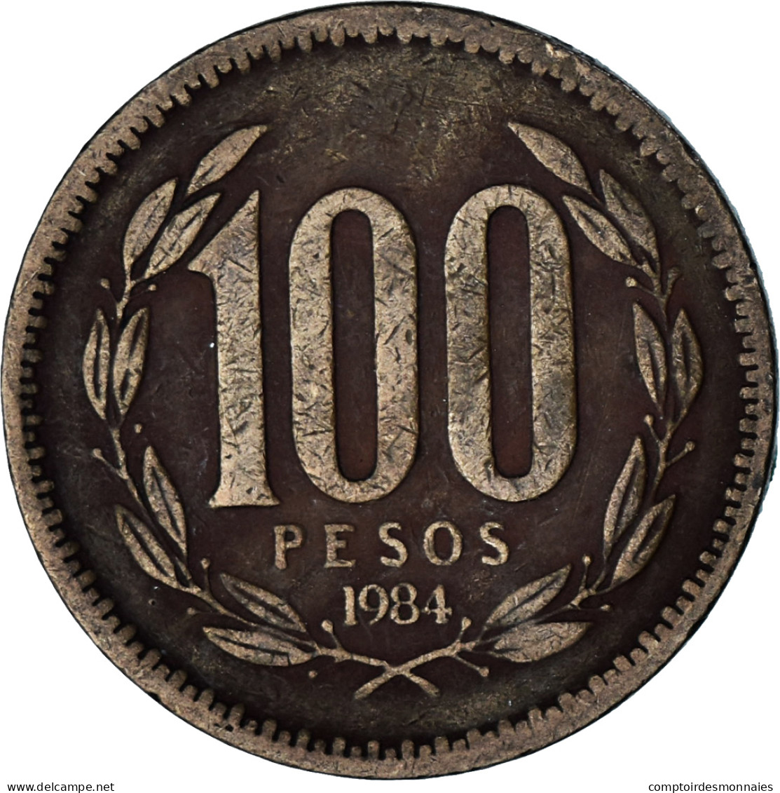 Chili, 100 Pesos, 1984 - Chili