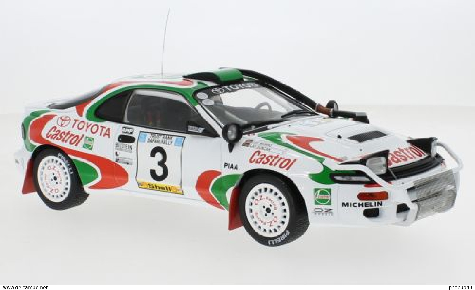 Toyota Celica Turbo 4WD (ST185) - Castrol - Safari Rally 1993 #3 - I. Duncan/I. Munro - Ixo (1:18) - Ixo