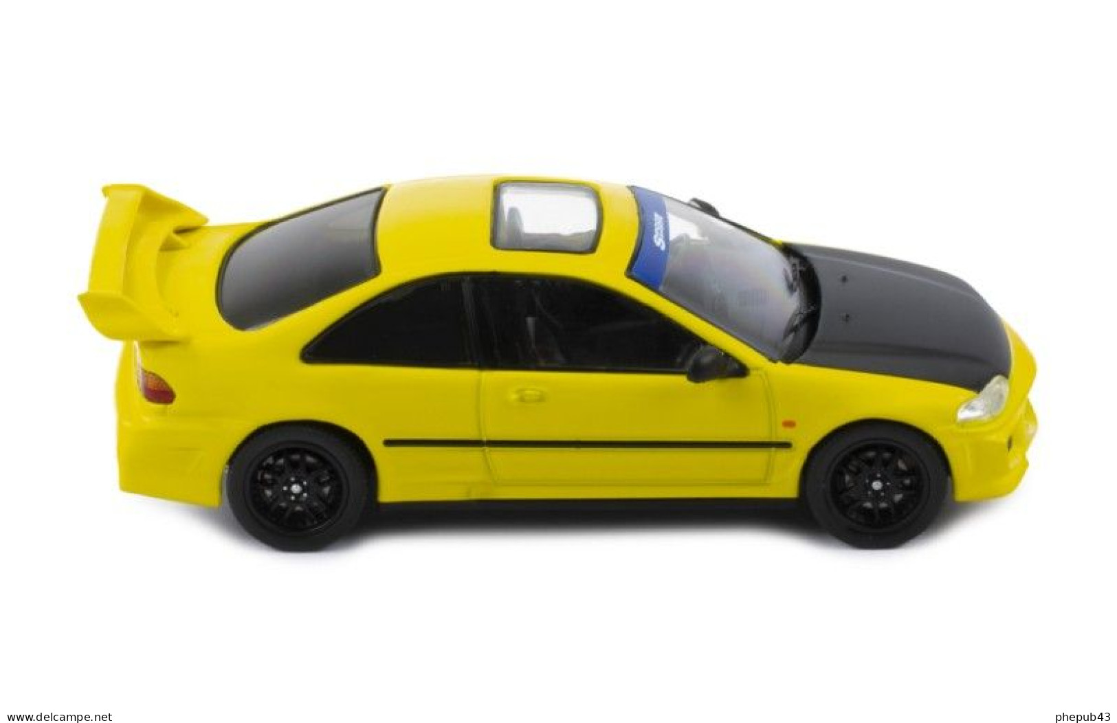 Honda Civic EJ1 - 1995 - Yellow & Black - Ixo - Ixo