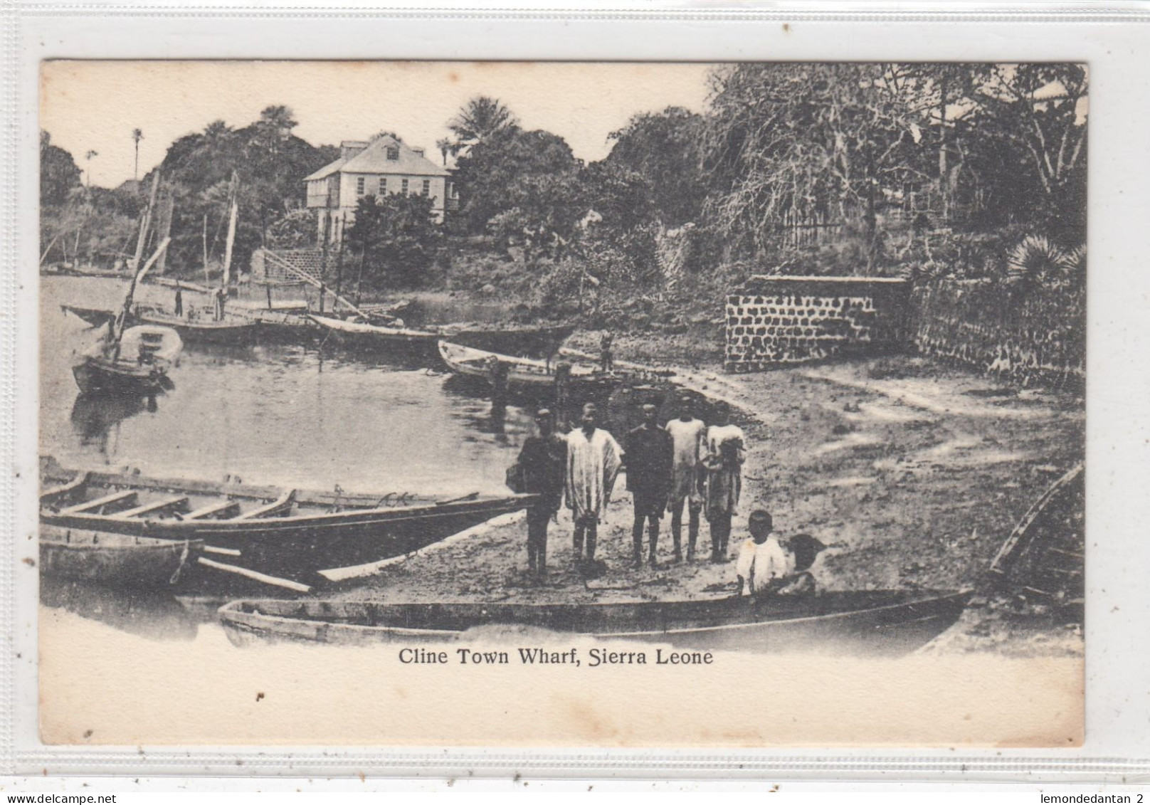 Cline Town Wharf. Sierra Leone. * - Sierra Leona