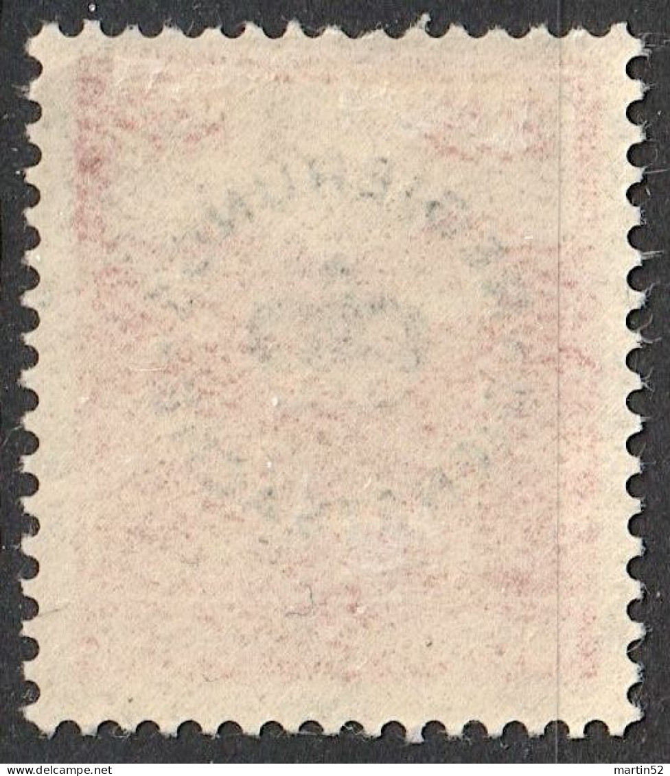 Liechtenstein 1933: REGIERUNGS-DIENSTSACHE Zu D 9 (25 Rp Orange) Mi 9 Yv TS 9 * MLH (Zu CHF 125.00 -50%) - Servizio