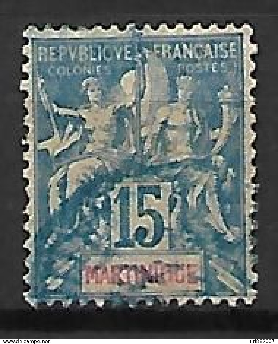 MARTINIQUE  .   1892 .      Y&T N° 36 Oblitéré - Usados