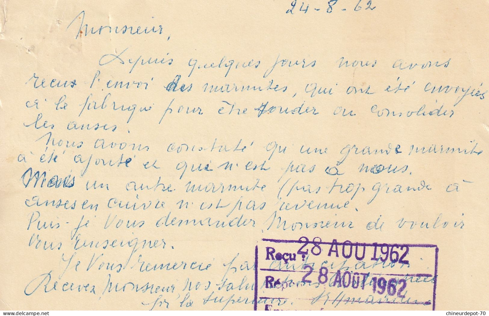 1962 POSTKAART EEKLO A  - BRUXELLES - Cartas & Documentos