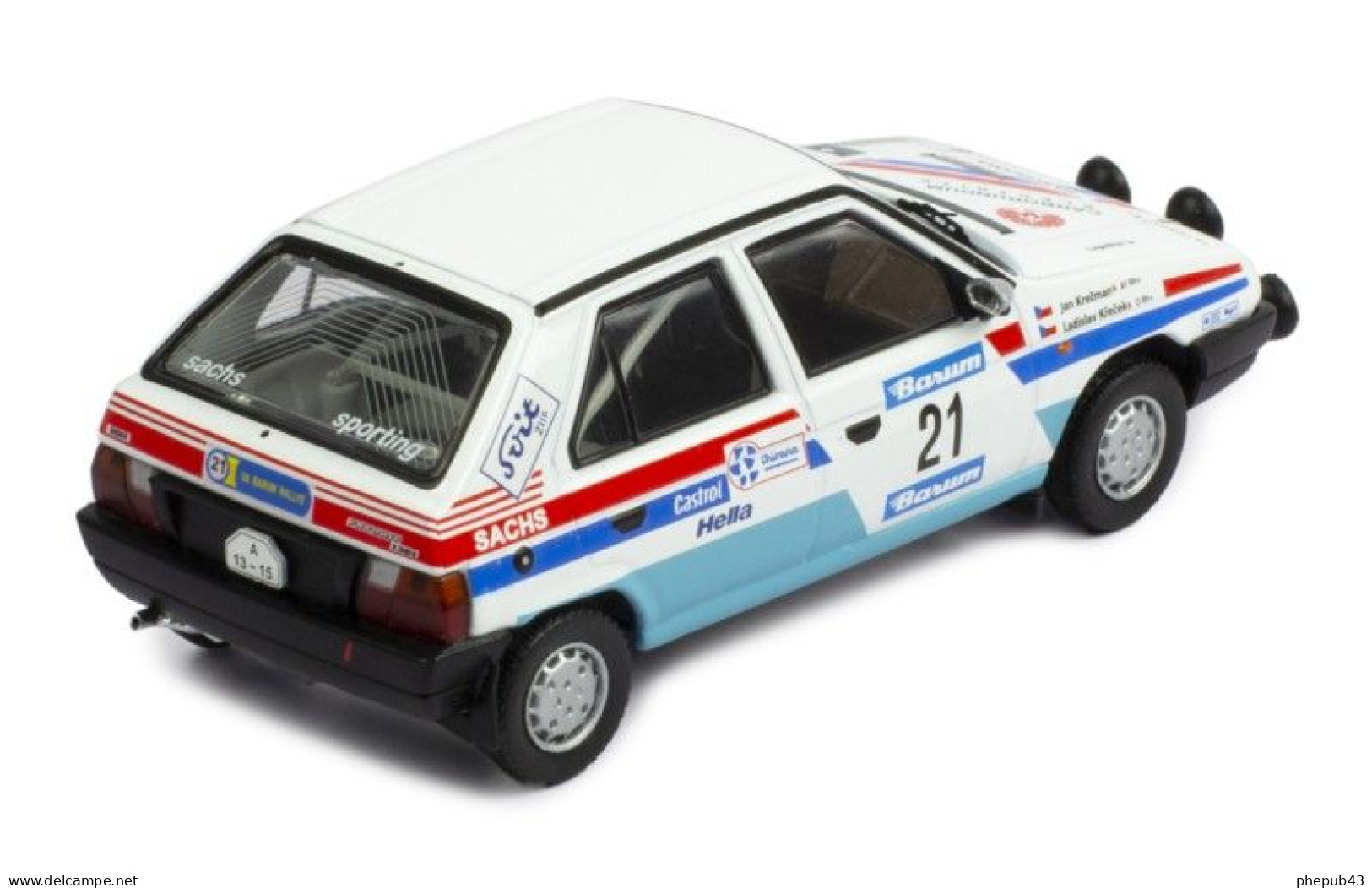 Skoda Favorit 136L - Barum Rally 1990 #21 - L. Krecek/J. Krecman - Ixo - Ixo