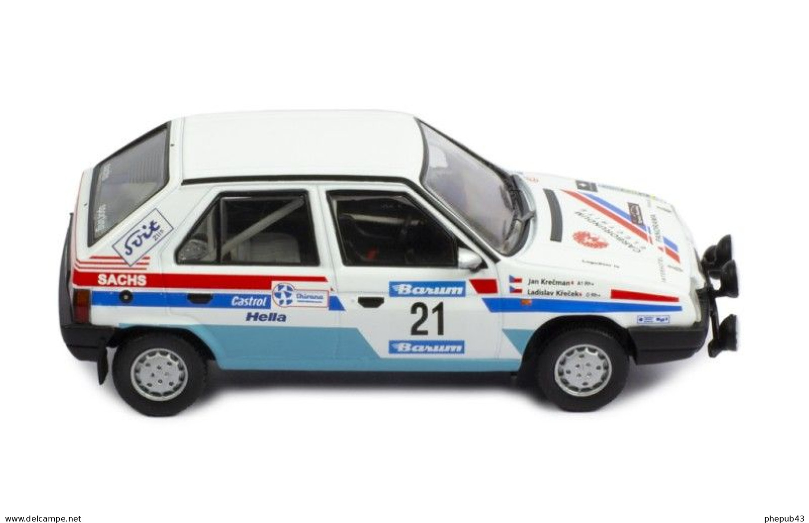 Skoda Favorit 136L - Barum Rally 1990 #21 - L. Krecek/J. Krecman - Ixo - Ixo