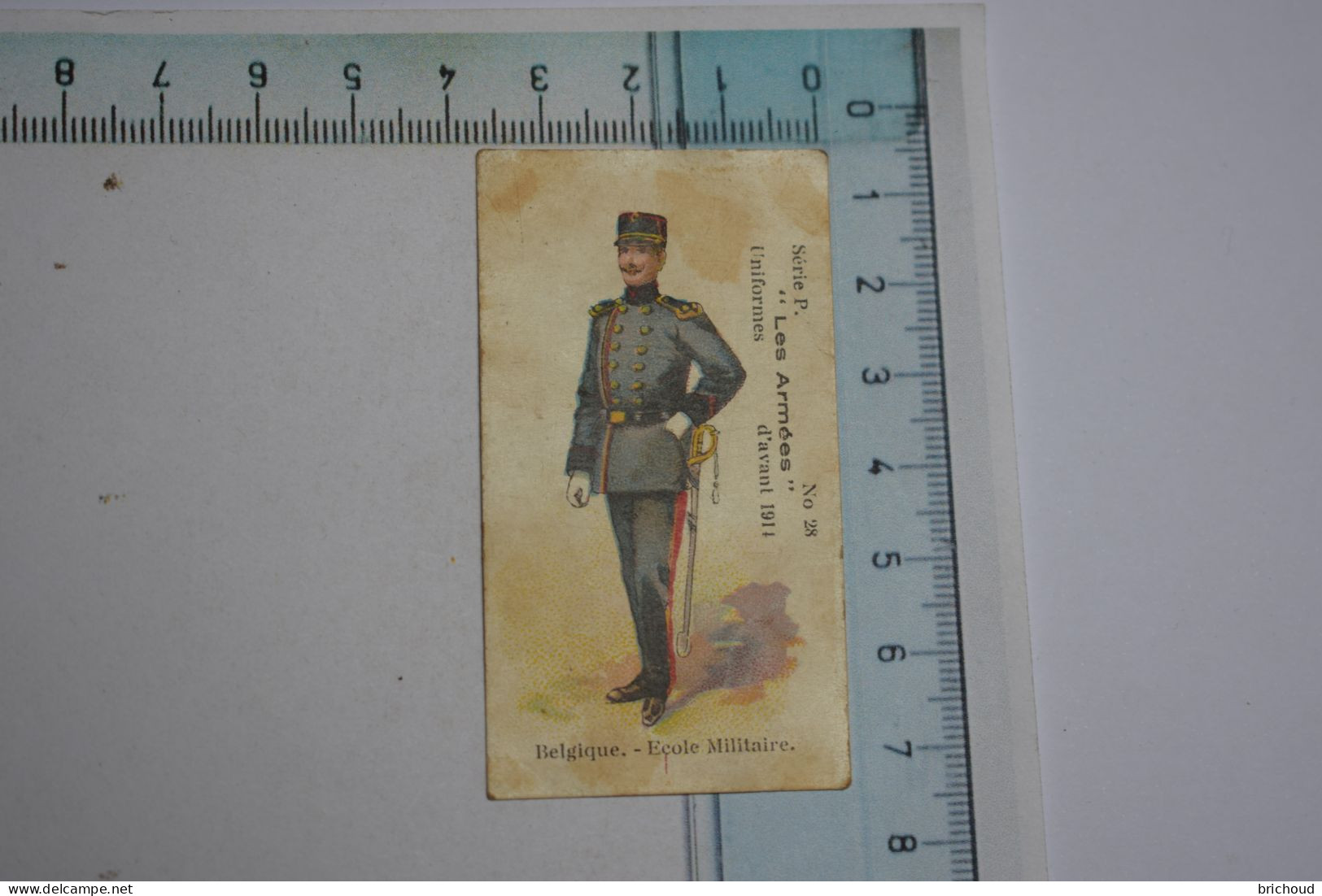 Chocolat Victoria Série P Les Armées Uniformes Avant 1914 N° 28 Belgique - Ecole Militaire - Victoria