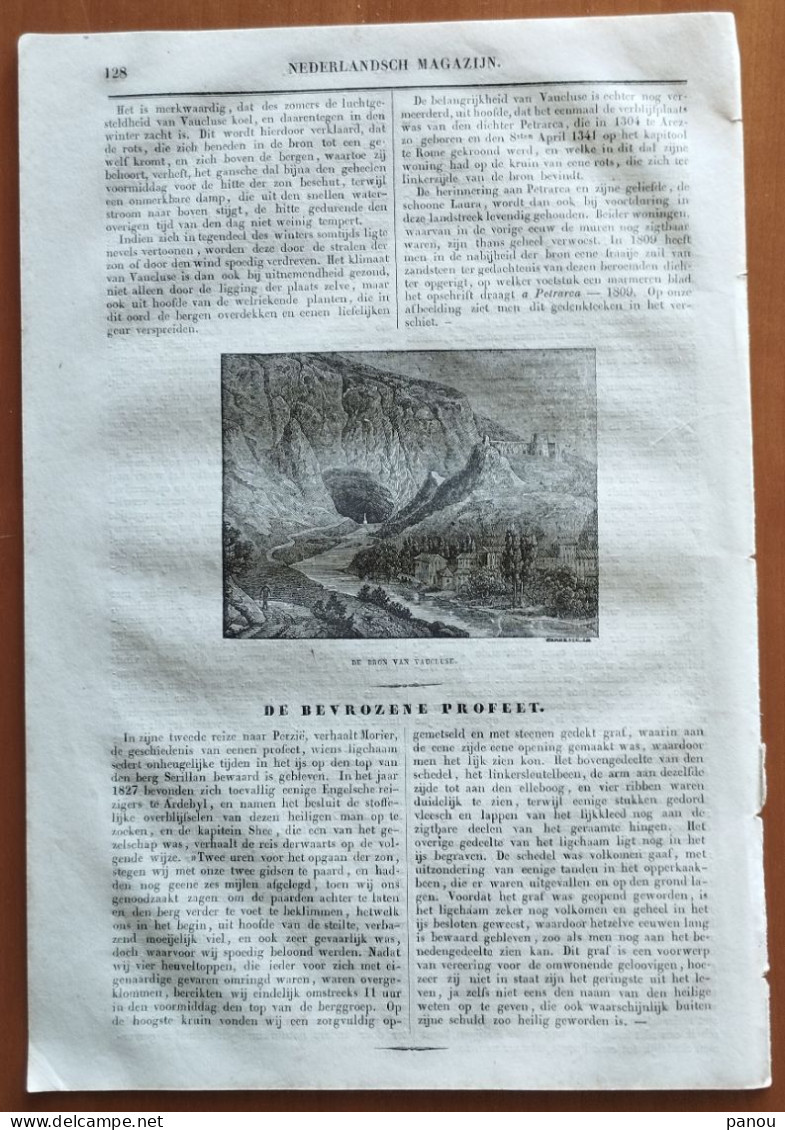 NEDERLANDSCH MAGAZIJN 1842. COLUMBUS COLON. VAUCLUSE - Other & Unclassified