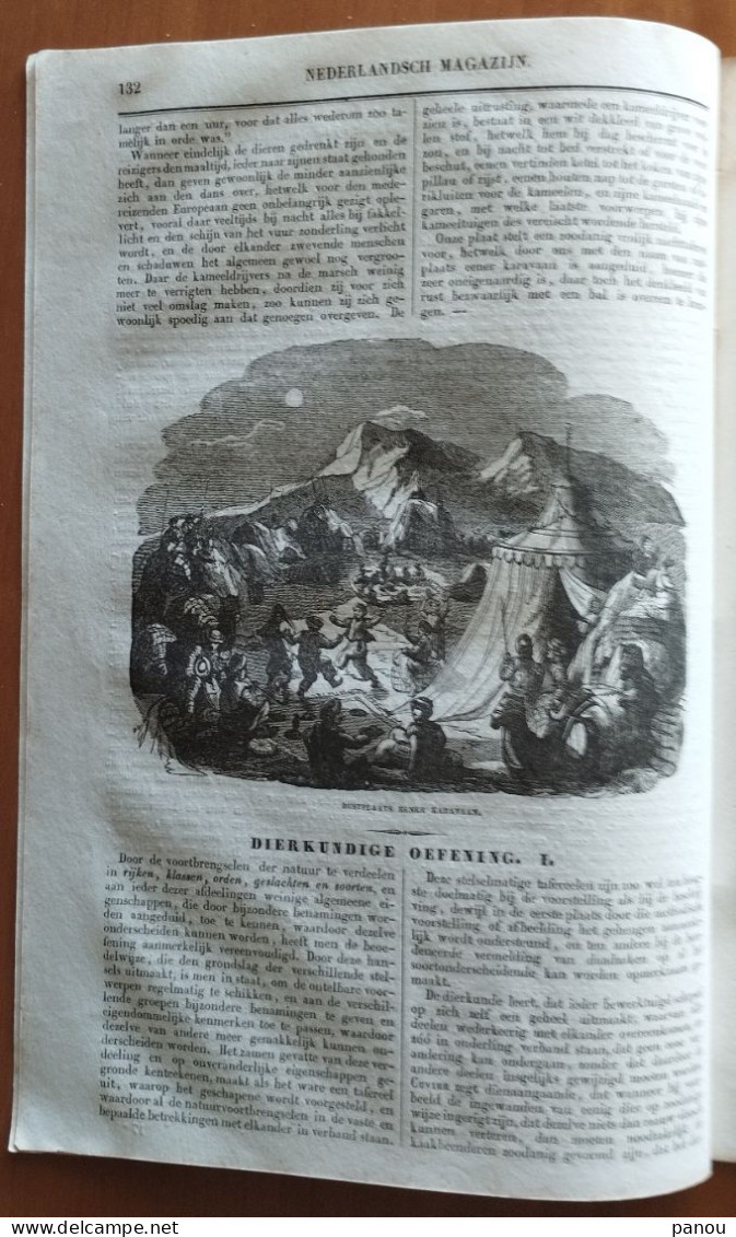 NEDERLANDSCH MAGAZIJN 1842. Château De Coucy, Auffrique, Aisne. KARAVAAN CARAVAN - Autres & Non Classés
