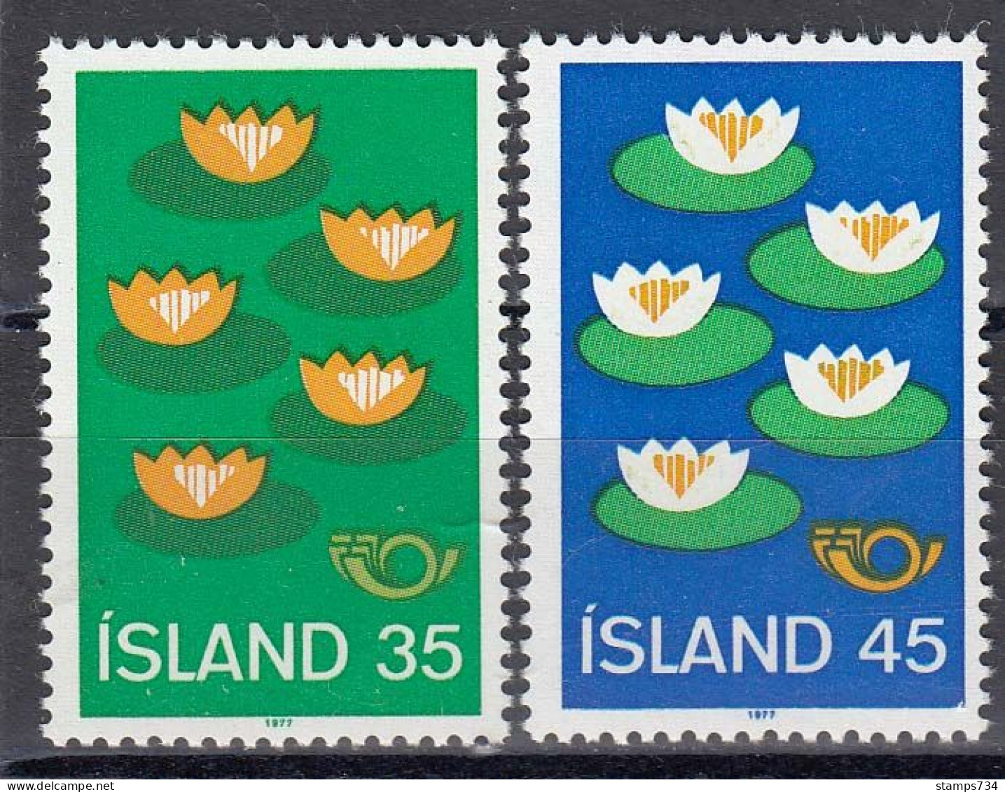 Iceland 1977 - NORDEN: Umweltschutz, Mi-Nr. 520/21, MNH** - Ungebraucht