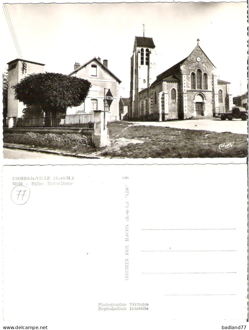 77 - COMBS-LA-VILLE - Eglise Notre-Dame - Combs La Ville