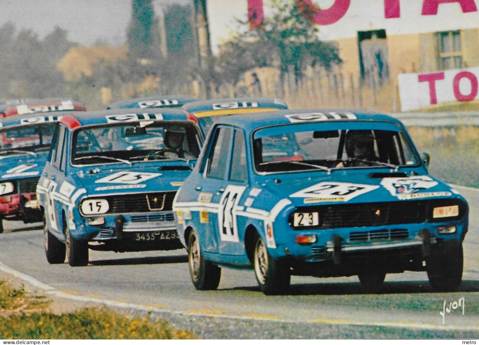 CPSM  - Course Automobile - CIRCUIT D 'ALBI 1971 - Coupe R12 Renault Gordini - Rally's