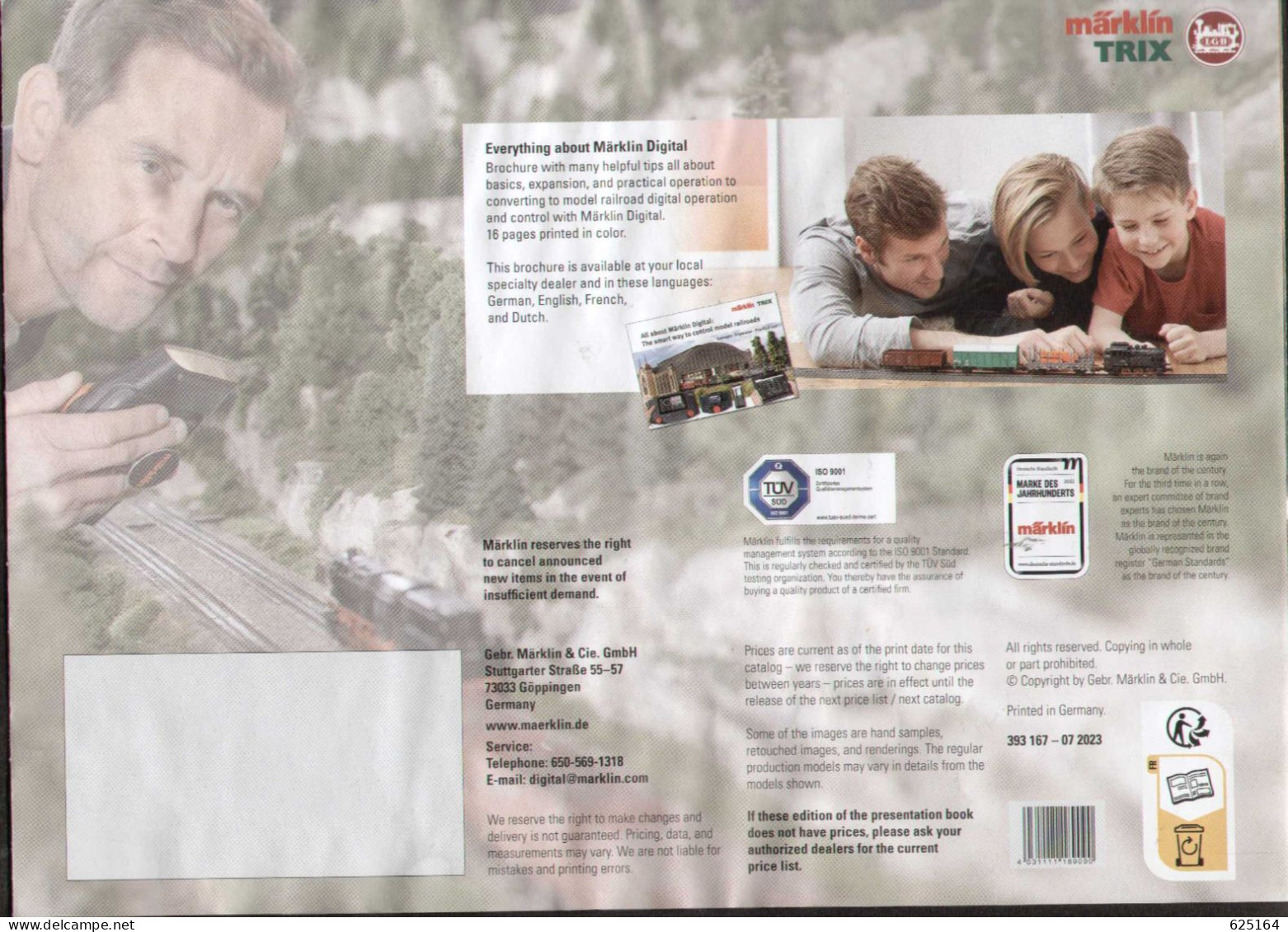 Catalogue MÄRKLIN 2023 Digital Unlimited Operating Enjoyment Englische Ausgabe - Inglese