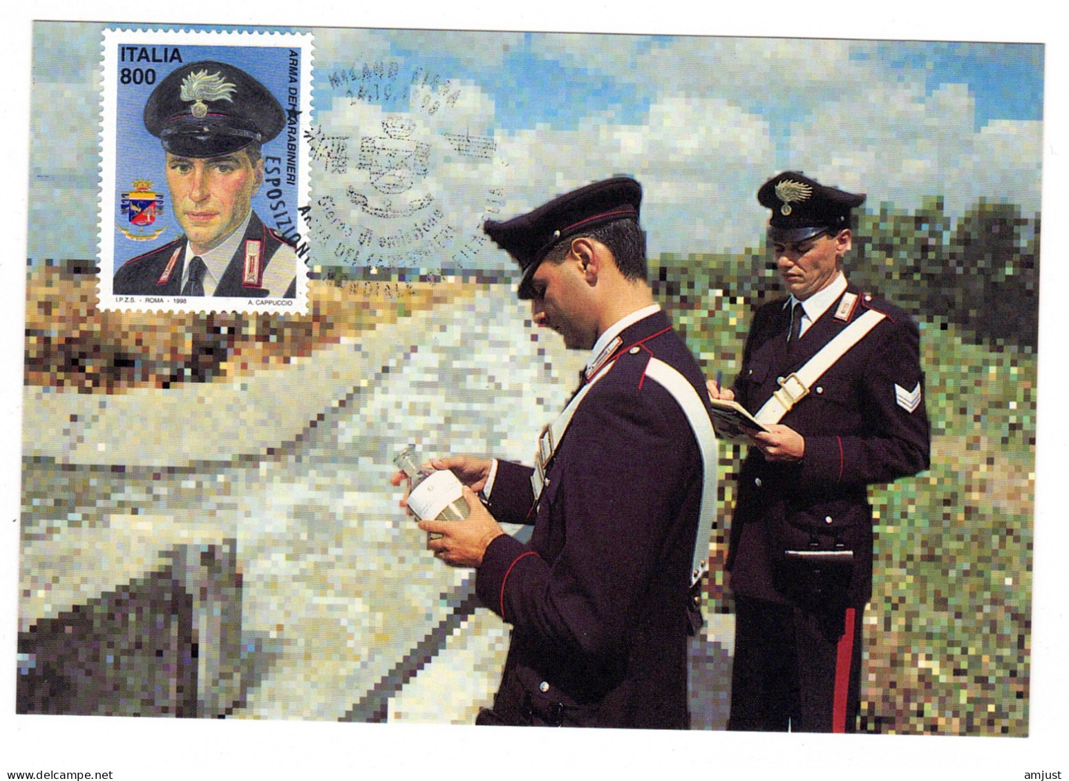 Police // Carte Maximum De La Police Italienne - Police - Gendarmerie