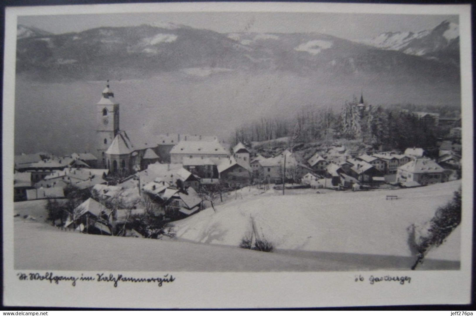 CPA Saint-Wolfgang - La Ville En Hiver - Vue Touristique De La Localité    A Voir ! - St. Wolfgang