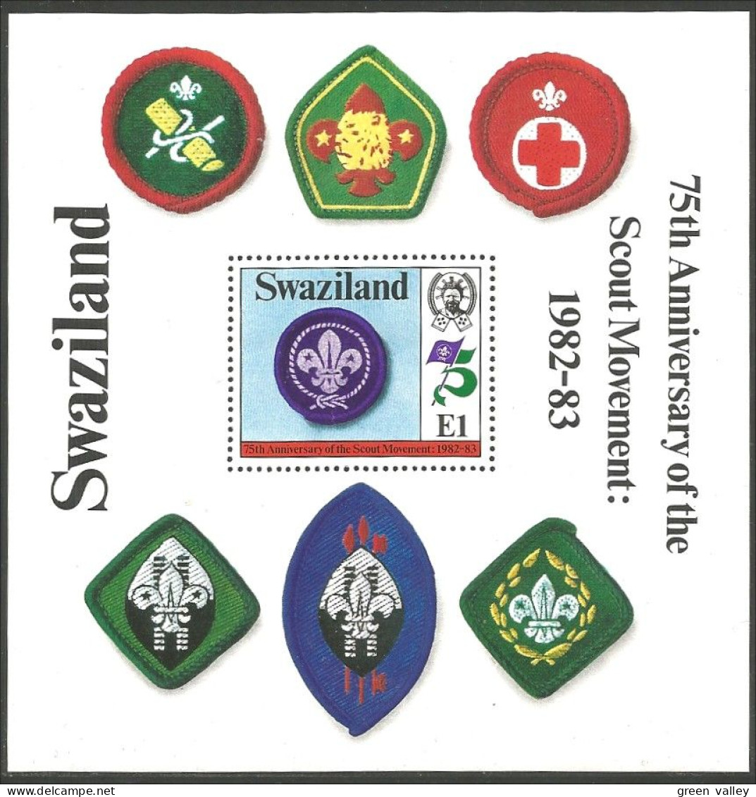 Sierra Leone 75th Scouts 1982 Overprint 75th Girl Guides MNH ** Neuf SC ( A53 919) - Other & Unclassified