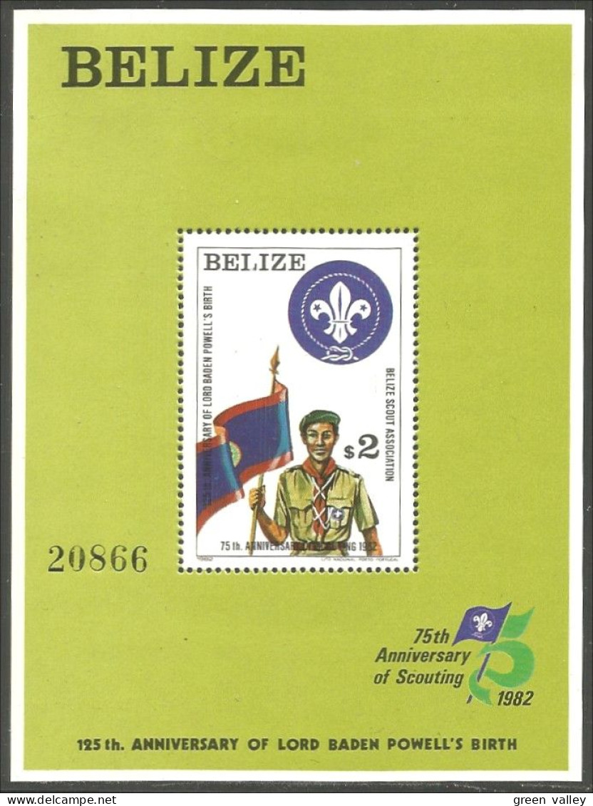 Belize 75th Scouts 1982 MNH ** Neuf SC ( A53 878) - Andere & Zonder Classificatie