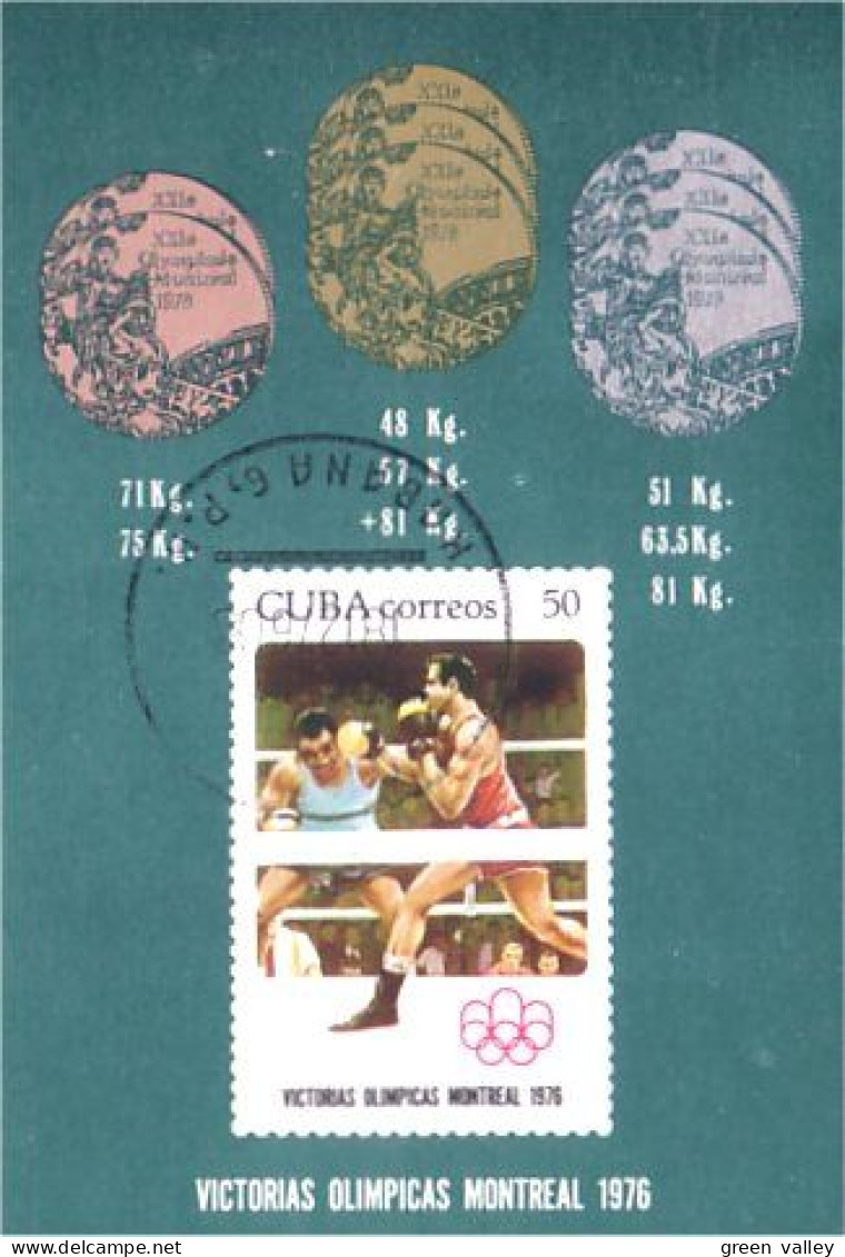 Cuba Medailles Boxe Boxing Medals Monteal 1976 ( A53 849) - Verano 1976: Montréal