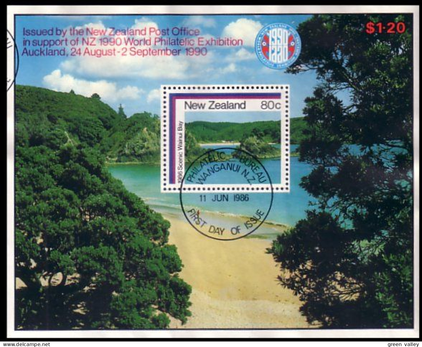 New Zealand Wainini Bay ( A53 772) - Used Stamps