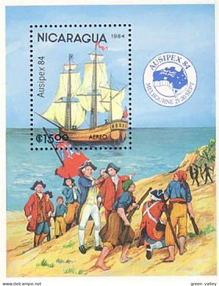 Nicaragua AUSIPEX 84 Sailing Ship Voilier Bateau MNH ** Neuf SC ( A53 555b) - Briefmarkenausstellungen