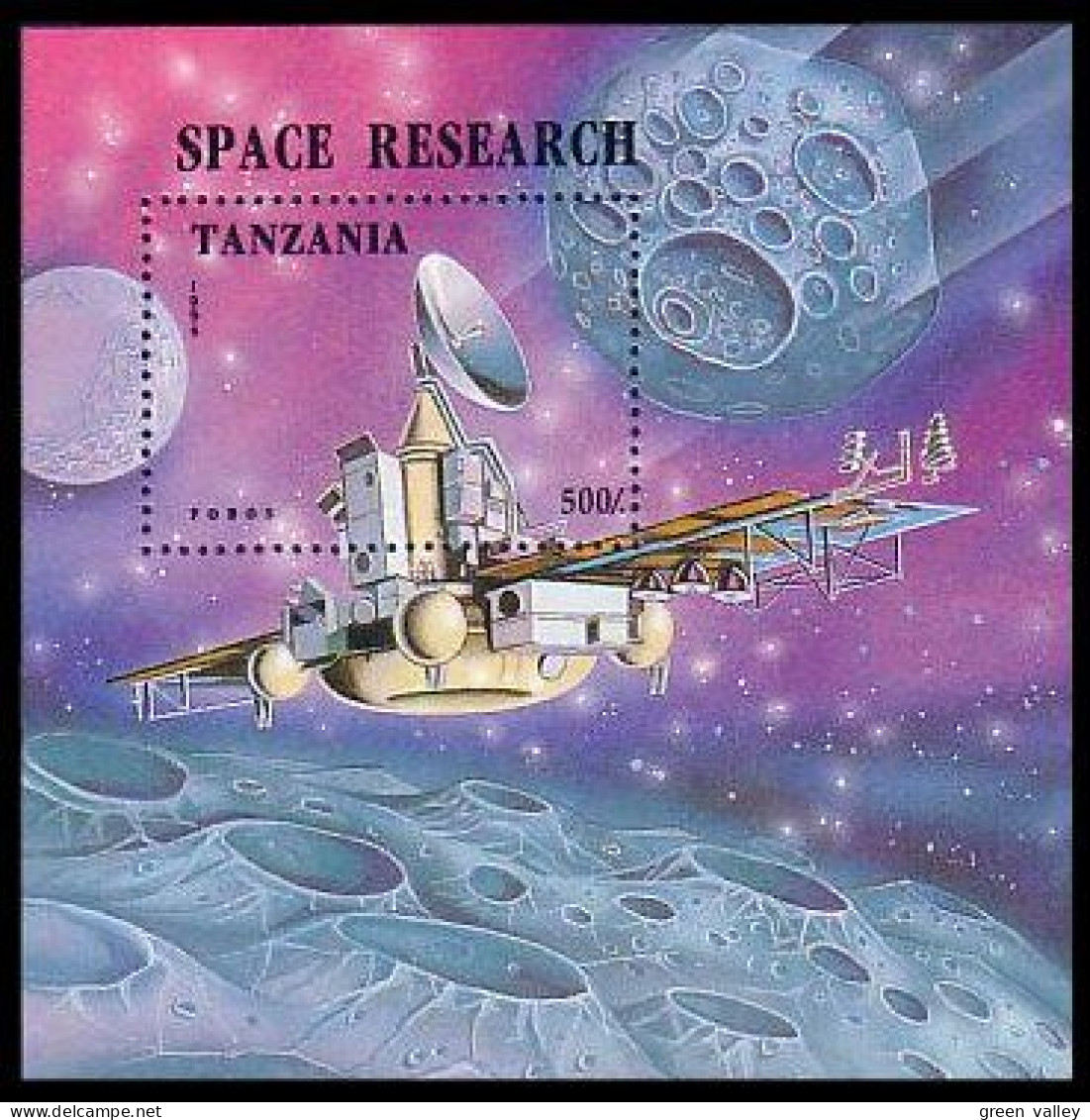 Tanzania Espace Space Satellite MNH ** Neuf SC ( A53 525a) - Tansania (1964-...)
