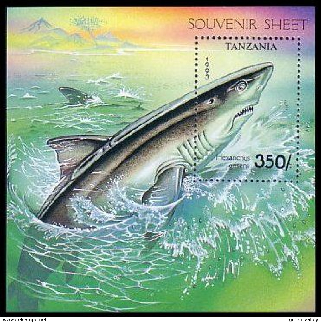 Tanzania Shark Requin Squale MNH ** Neuf SC ( A53 512a) - Tanzania (1964-...)