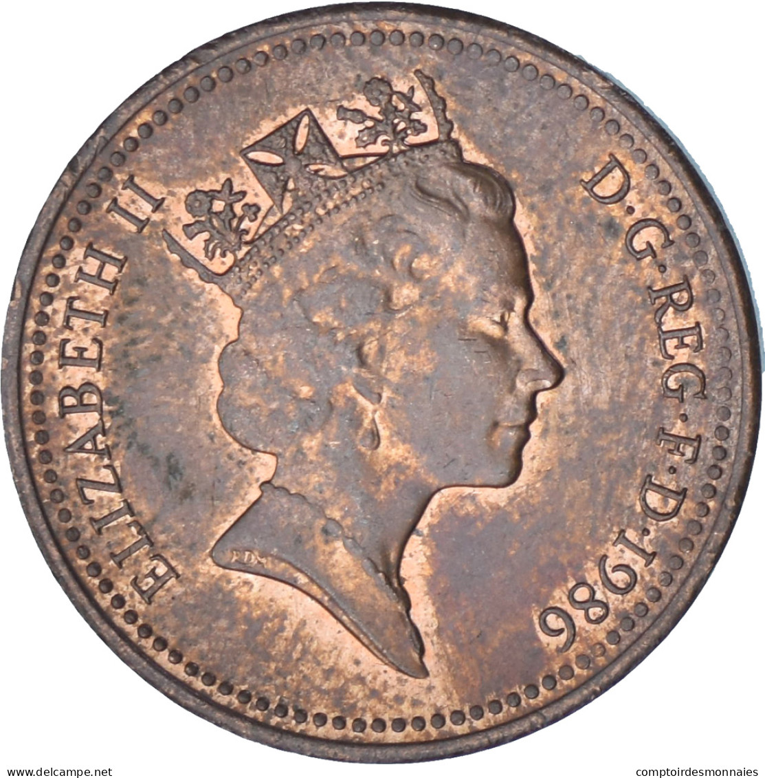Grande-Bretagne, New Penny, 1986 - 1 Penny & 1 New Penny