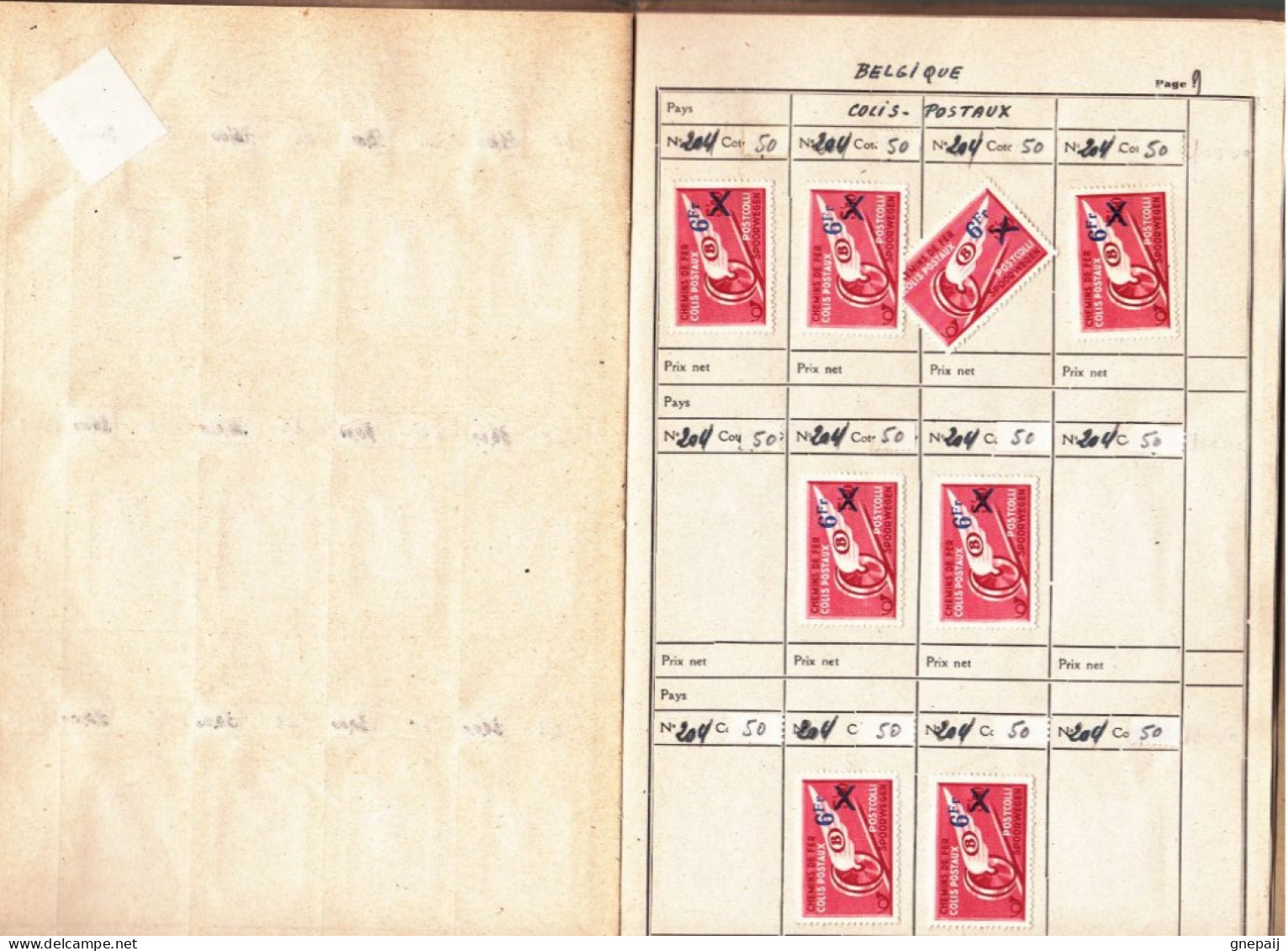 Lot timbres Belgique, Russie et Maroc anglais