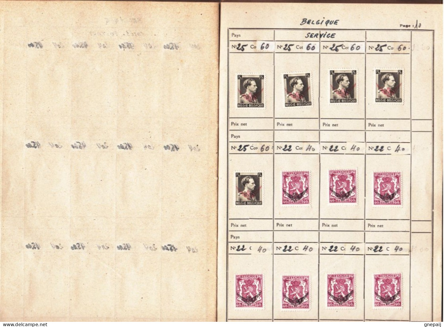 Lot timbres Belgique, Russie et Maroc anglais